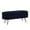 Navy Blue, variant on GZXS 42" Oval Upholstered Storage Bench in Orange, Boucle Fabric Ottoman Footstool with Hidden Compartment and Rubber Wood Legs, Easy to Assemble