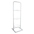thumbnail image 1 of jinwen Indoor Basketball Rack Home Living Room Vertical Ball Storage for Volleyball White 3 Tier, 1 of 9