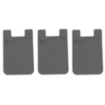 thumbnail image 3 of Silicone Phone Wallet Stick On Bag Holder For Travel Accessories 8.70X5.30X0.30Cm Anti-slip For Everyday Use 3Pcs, 3 of 3