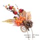 thumbnail image 3 of Hebilla de servilleta de serie de simulación creativa navideña Hebilla de servilleta de hotel de círculo de comedor de calabaza de hoja de arce Decoración de mesa de Navidad, 3 of 6