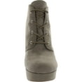 thumbnail image 3 of GBG Los Angeles Womens Aheela Faux Suede Ankle Wedge Boots, 3 of 3
