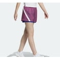 thumbnail image 2 of adidas Women’s PrimeBlue Plaid Ripstop Shorts, Small, Purple, 2 of 3