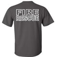 thumbnail image 2 of Fair Game Fire Rescue T-Shirt-Charcoal-Gray-XL, 2 of 4