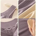 thumbnail image 4 of Ropa interior térmica para mujer, sujetador sin espalda de encaje de color cálido de invierno con almohadillas extraíbles, ropa interior integrada con forro polar, capa base, ropa interior cálida, suj, 4 of 9