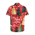 thumbnail image 5 of AOOCHASLIY Mens T-shirts Short Sleeve Men Hawaiian Short Sleeve Beach Shirt Printed Summer Casual Button Down Shirts, 5 of 5