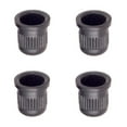 thumbnail image 2 of Casquillo de s de montaje de cuerda a través del cuerpo de 4 piezas para bajo eléctrico Negro Yuyangstore A través del casquillo de las férulas del cuerpo, 2 of 5