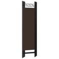 thumbnail image 3 of vidaXL 5-Panel Room Divider Brown 200x180 cm, 3 of 4
