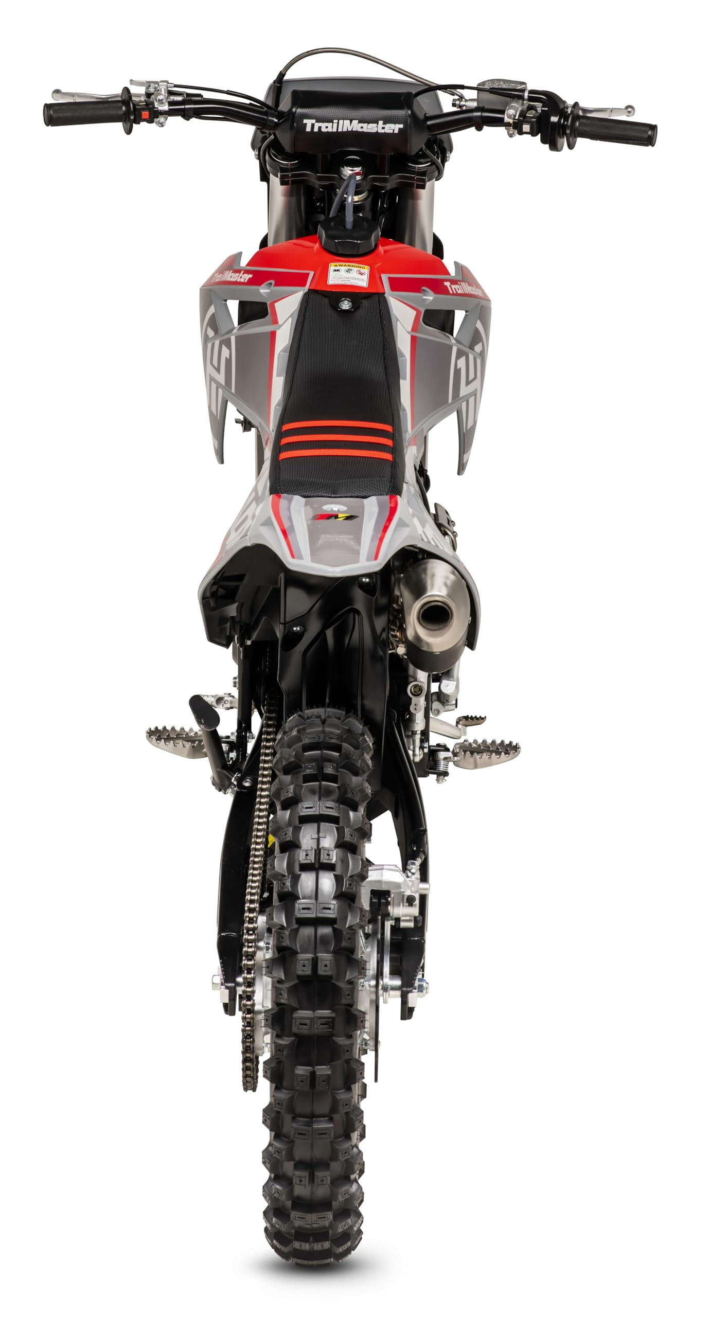 Trailmaster JHL Pro Series TM MX250 Dirt Bike Electric Start, Extended Frame, 21 inch Front tire, 35.4" seat Height Manual Trans (Red)