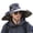 Army Green, variant on Camouflage Sun Hat Floppy Detachable Fans Hat Lightweight Wide Brim Bucket Hat Khaki