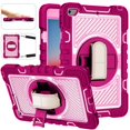 thumbnail image 2 of Funda Color Shock para iPad Mini 4/5 con correa para el hombro, correa de mano, soporte ajustable, a prueba de golpes, apta para niños, 2 of 5