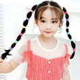thumbnail image 4 of TELOLY 200Pcs Hair Ties Korean Version Toddler Hair Ties Color Scrunchies, Purple Series, 4 of 7