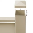 thumbnail image 6 of Casafield 48" x 48" Louvered Privacy Screen - Outdoor Vinyl Panels - Tan, 6 of 7