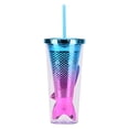 thumbnail image 2 of de lentejuelas, copa de cóctel a prueba de , vaso aislado, botella de té, vaso de íris para frío y caliente, reutilizable, Estilo C shamjiam Vaso de glamour, 2 of 8