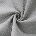 thumbnail image 4 of Jepeak Pack of 2 Woven Textured Throw Pillow Covers Square Cushion Cases Solid Linen Decorative Pillow Cover for Sofa Bed Couch (18x18 inch, Light Grey), 4 of 11