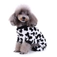 thumbnail image 6 of Pet Dog Clothes Dog Sweater Soft Thickening WarmWinter pet cow print pajamas pet clothes, 6 of 6