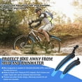thumbnail image 2 of TAGVO Bike Mudguard Set for 20/22/24/26 inch, Universal Full Cover Thicken Widen Bicycle Fender Set Mountain Bike Front&Rear Mud Guard Adjustable Bike Fender Mudflap for MTB Mountain Road Bike, 2 of 7