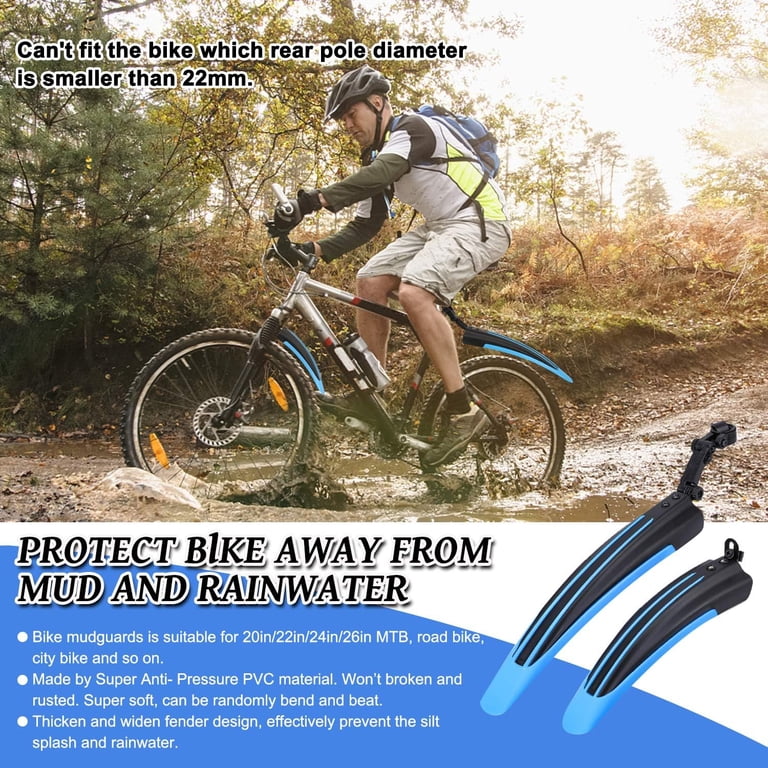 Tagvo Bike Mudguard Set, Universal 20-26 Inch Fenders photo 2