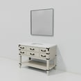 thumbnail image 5 of Norwalk 48 in W x 22 in D White Oak Single Bath Vanity, White Quartz Top, and 46 in Mirror, 5 of 8