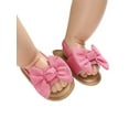 thumbnail image 3 of Kids Toddler Baby Girls Big Non-Slip Baby Princess Bowknot Sandals Summer Beach Shoes Infant Baby Shoes, 3 of 9