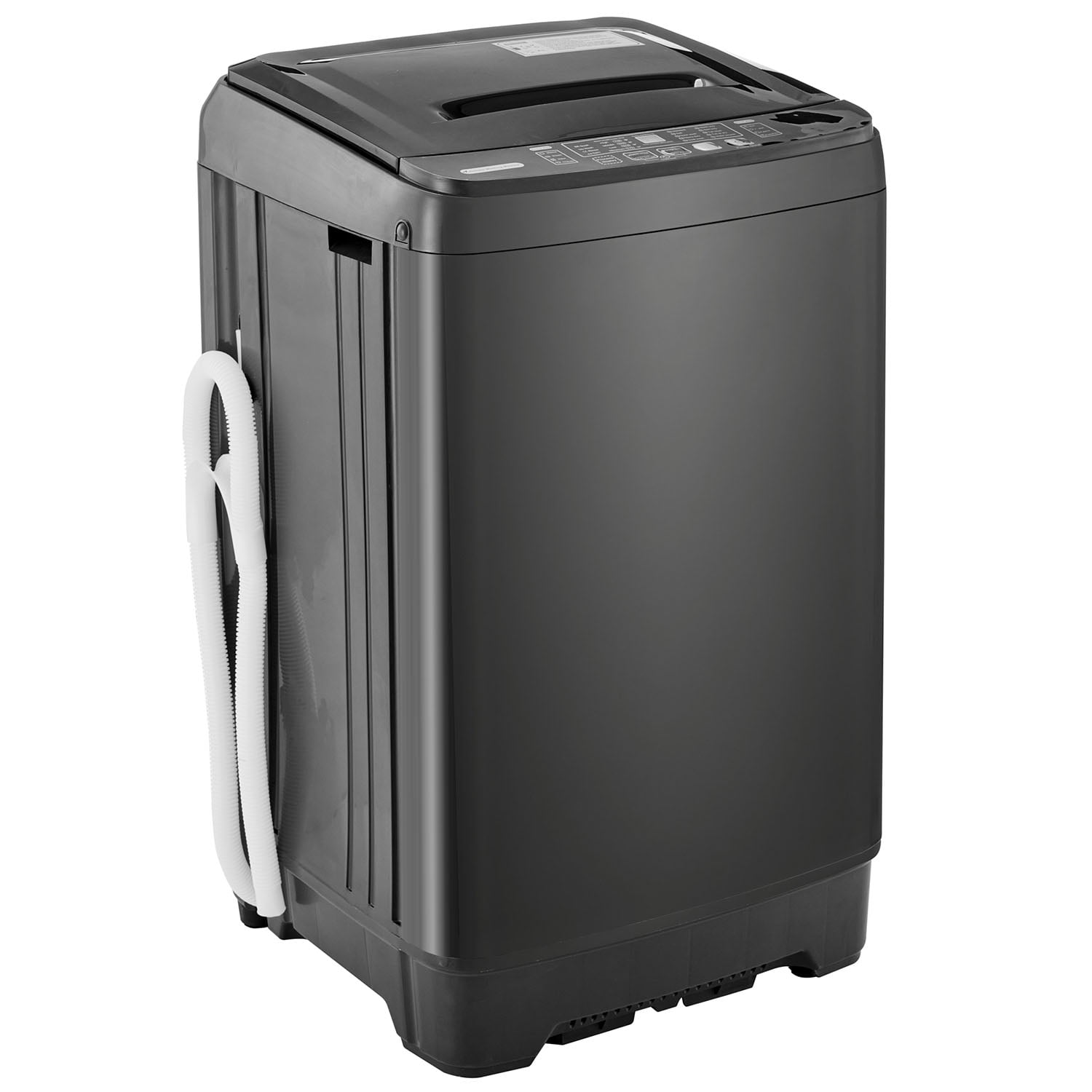 Spaco Compact Home Automatic Washer, 17.6 lbs. of Laundry, 8 Water Levels/10 Programs for Apartments, Antique Grey White Spaco Compact Home Automatic Washer, 17.6 lbs. of Laundry, 8 Water Levels/10 Programs for Apartments, Antique Grey White