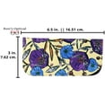 thumbnail image 3 of Soft Slip In Eyeglass Case for Women Glasses, Reading Glasses, or Sunglasses  Floral Faux Suede, 3 of 8