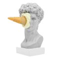 thumbnail image 1 of Creative Ice Cream Smashed David Sculpture 1 Set Home Decorative Statue, 1 of 4