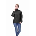 thumbnail image 5 of Women's Waterproof Rain Jacket Lightweight Raincoat Hooded Windbreaker With Pockets for Hiking Travel Outdoor, 5 of 7