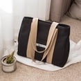 thumbnail image 2 of IELGY ladies casual one-shoulder canvas bag Korean version large-capacity simple letters, 2 of 2