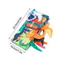 thumbnail image 2 of Agiferg Early Teaching Baby English Dinosaur Ocean Palm Cloth Book Educational Toy Animal Tail, 2 of 3