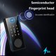 thumbnail image 5 of Cerradura de puerta compatible con Bluetooth Cerradura de puerta inteligente de aleación de aluminio con llave para hotel, 5 of 8
