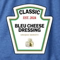 thumbnail image 3 of Wild Bobby Classic Bleu Cheese Dressing Funny Blue Condiment Tshirt DIY Costume Tee - Halloween Men Premium Tri Blend Tee, 3 of 6
