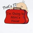 thumbnail image 2 of CafePress - Going To Mimi's Funny Infant Bodysuit - Baby Light Bodysuit, Size Newborn - 24 Months, 2 of 4
