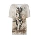 thumbnail image 5 of Fiudx Camisas de Mujer Blusa de Manga Corta Estampada a La Moda para Mujer, Blusas Informales con Cuello En V, 5 of 5