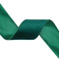 thumbnail image 2 of Cinta decorativa con alambre de terciopelo verde VATIN de 2.5 pulgadas, 10 yardas, 2 of 7