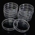 thumbnail image 1 of 10pcs/pack 90 X 15mm Plastic Petri Dishes For Lb Plate Bacterial Yeast, 1 of 1