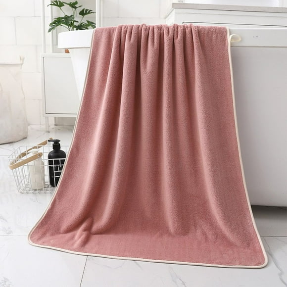 Velvet Bath Towel Microfiber Absorbent Large Bath Towel Adult Beach Towel