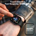 thumbnail image 6 of KOMI Screen Case Compatible with Apple Watch, Waterproof Full Coverage Hard PC Bumper Protective Cover Built in HD Tempered Glass Screen Protector Compatible with Apple Watch 44mm, 6 of 7