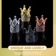 thumbnail image 4 of MasteelfCA 12Pcs Rhinestone Crowns Beads Jewelry Making Beads Charms for Necklace Bracelet, 4 of 8