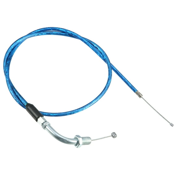 Throttle Cable 34'' Replace Motorbike Elbow Throttle Cable for 50cc 70cc 90cc 110cc 125cc 250cc ATV Blue