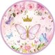 thumbnail image 3 of Juego de vajilla desechable con diseño de mariposas, platos de papel, servilletas y pancartas, decoraciones para fiestas de cumpleaños de niñas, suministros para baby shower infantil., 3 of 5