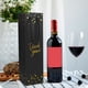 thumbnail image 5 of Set De Regalo De Vino De 12 Piezas, Copas, Diseo Elegante, Ideal Para Navidad, Accin De Gracias Y Cumpleaos, 10 Unidades, Rojo, Ukhbmc | Black, 5 of 7