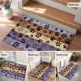 thumbnail image 5 of Entryway Rug 2'x3', Purple Brown Small Rug for Kitchen Bathroom Door Mat Indoor Entrance, Rustic Farmhouse Dog Paw Vintage Non-Slip Area Rugs Floor Mats Carpet Front Door Rugs, 5 of 8