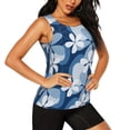 thumbnail image 2 of Sigee Flower for Women's Workout Tank Top,Running Tank Tops,Sleeveless Gym ClothesMedium, 2 of 8