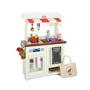 Angle View: Little Tikes First Market Kitchen With Over 20 Accessories for Ages 24 - 72 months