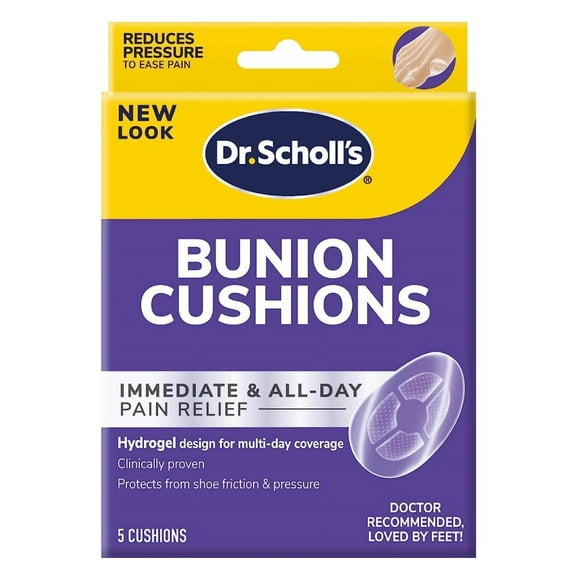 Dr. Scholls Bunion Cushions Duragel 5 Count (Pack of 3)