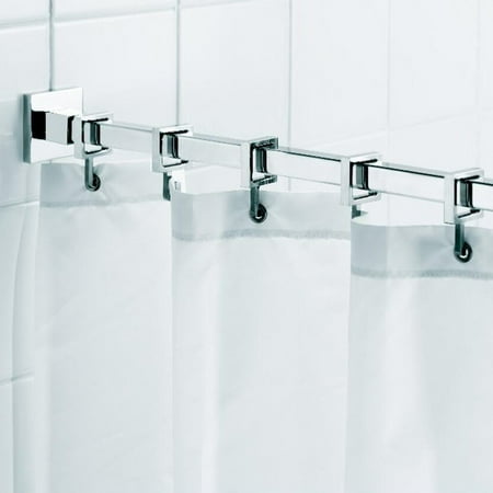 Croydex Luxury Ad116441yw 98 In Square Shower Curtain Rod