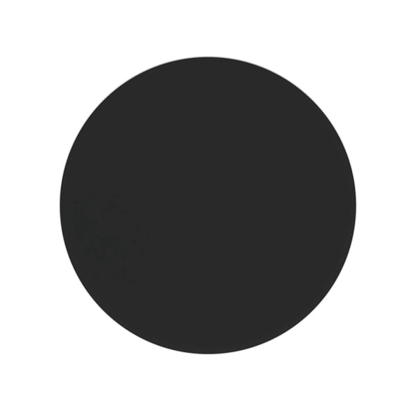 MAYEERTY 38.6in Round Tempered Glass Table Top, 0.5in Thick Replacement Glass Cover, Heat Scratch Proof Glass Panel for Dining Room Patio Hotel Lobby Office Conference Table, Black