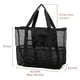 thumbnail image 2 of Bolsa de playa de malla con cremallera 42*38*20cm bolsa grande plegable antiarena para playa bolsa de almacenamiento para ropa, juguetes, toallas, gimnasio, piscina, viajes, 2 of 5