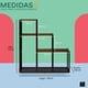 thumbnail image 3 of Mubson Librero con 3 Repisas para Sala o Recamara Jaya, 3 of 5