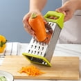 thumbnail image 4 of Mini Four-Sided Planer 8" Stainless Steel Cheese Grater with Handle 4-Sided Kitchen Tool for Garlic Nutmeg Chocolate Zucchini Dishwasher Safe(Silver,1-Piece) Rkxzt, 4 of 6